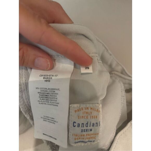 CLOSED Baker 1910 Made In Italy White Denim Jeans‎ Size 29 - Picture 3 of 11